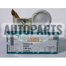 Поршень із пальцем +1.00мм (к-кт на двигун) Chevrolet Aveo/Lacetti L44 1,6L