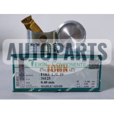 Поршень із пальцем +0.40мм (к-кт на двигун) FIRE 1.3L 8V (MAHLE: S25450)