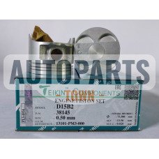 Поршень із пальцем +0.50мм (к-кт на двигун) HONDA D15B1,D15B2
