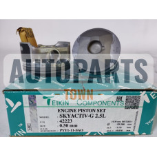 Поршень із пальцем +0.50мм (к-кт на двигун) SKYACTIV-G 2.5L