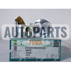 Поршень із пальцем STD (к-кт на двигун) Mazda 1.6L (B6ZE / B6-ME) DOHC 16V