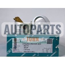 Поршень із пальцем +1.00мм (к-кт на двигун) Mitsubishi 3,0L (6G72,6G72T)