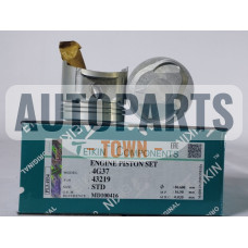 Поршень із пальцем STD (к-кт на двигун) Mitsubishi 1,8L (4G37)