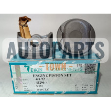 Поршень із пальцем STD (к-кт на двигун) Mitsubish 1,6L (4A92) DOHC 16V
