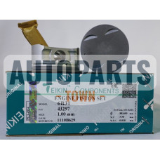 Поршень із пальцем +1.00мм (к-кт на двигун) Mitsubishi 3,0L (6B31) SOHC 24V,V6