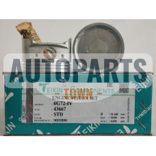 Поршень із пальцем STD (к-кт на двигун) 6G72-IV
