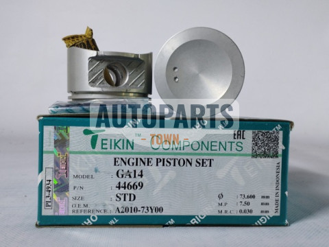 Поршень із пальцем STD (к-кт на двигун) Nissan 1,4L (GA14,GA14DS) Sunny N14, Almera N15