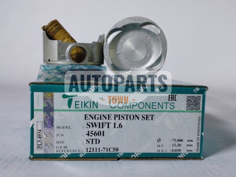 Поршень із пальцем STD (к-кт на двигун) Suzuki Swift 1.6L,SOHC,16V (G16)