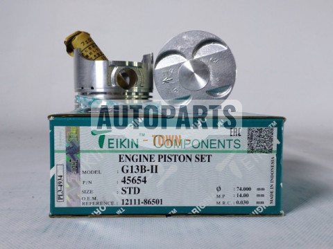 Поршень із пальцем STD (к-кт на двигун) Suzuki 1,3L DOHC 16V (G13B,G13B-II)