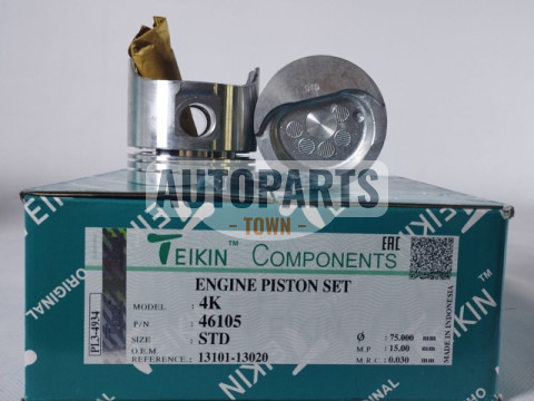 Поршень із пальцем STD (к-кт на двигун) Toyota 1,3L OHV (4K,4KU)