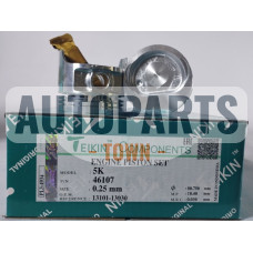 Поршень із пальцем +0.25мм (к-кт на двигун) Toyota 1,5L OHV (5K)