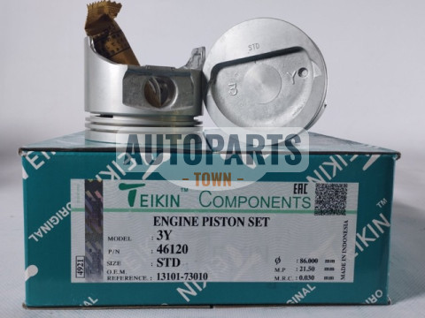 Поршень із пальцем STD (к-кт на двигун) Toyota 2,0L OHV (3Y)