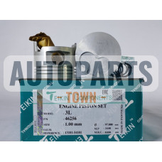 Поршень із пальцем +1.00мм (к-кт на двигун) Toyota 2,8D (3L)