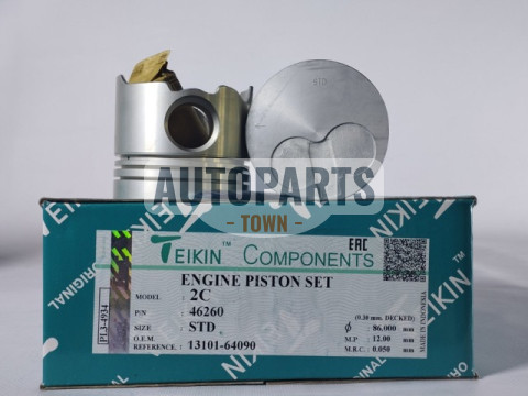 Поршень із пальцем STD (к-кт на двигун) Toyota 2,0D (2C)