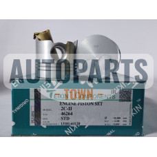 Поршень із пальцем STD (к-кт на двигун) Toyota 2,0D (2C-II, 2CT LATE)