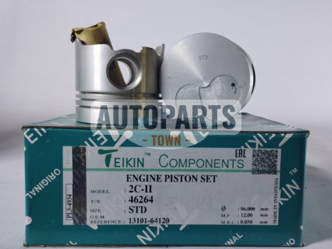 Поршень із пальцем STD (к-кт на двигун) Toyota 2,0D (2C-II, 2CT LATE)