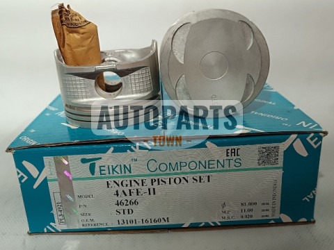 Поршень із пальцем STD (к-кт на двигун) Toyota (4AFE-II,4AG) DOHC 16V