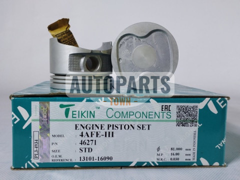Поршень із пальцем STD (к-кт на двигун) Toyota 1,6L (4AF,4AFE,4AFE-III)