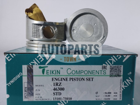 Поршень із пальцем STD (к-кт на двигун) Toyota 2,0L (1RZ)