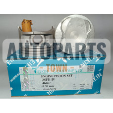 Поршень із пальцем +0.50мм (к-кт на двигун) Toyota 2,0L (3SFE-IV)