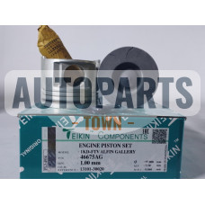Поршень із пальцем +1.00мм (к-кт на двигун) Toyota 3,0D R4(1KD-FTV)