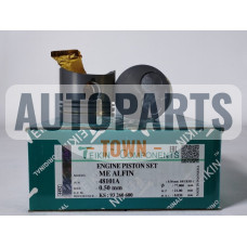 Поршень із пальцем +0.50мм (к-кт на двигун) VAG 1.6L-2.4L ME/JP/JK/DW/CS/CR