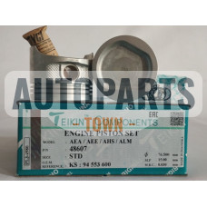Поршень із пальцем STD (к-кт на двигун) AEA / AEE / AHS / ALM, TEIKIN