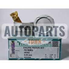Поршень із пальцем +0.50мм (к-кт на двигун) GM DOHC 1.6L NUBIRA A16DM/A16MF