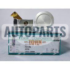Поршень із пальцем STD (к-кт на двигун) Hyundai 1.6L