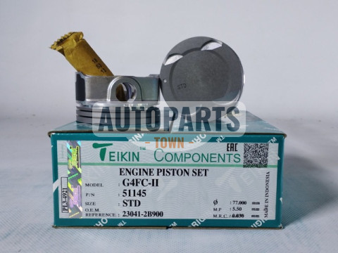 Поршень із пальцем STD (к-кт на двигун) Hyundai G4FC-II