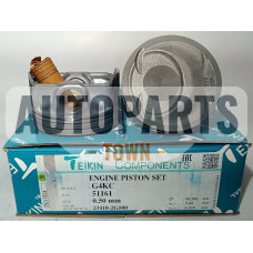 Поршень із пальцем +0.50мм (к-кт на двигун) Hyundai G4KC 2,4L GDI