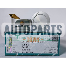 Поршень із пальцем +0.50мм (к-кт на двигун) Opel Kadett, Ascona 1.6
