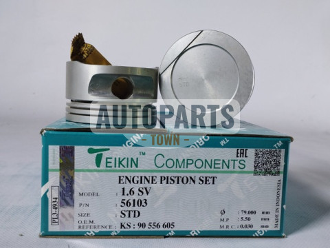 Поршень із пальцем STD (к-кт на двигун) Opel Kadett, Ascona 1.6