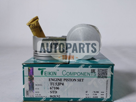 Поршень із пальцем STD (к-кт на двигун) Peugeot TU5JP4