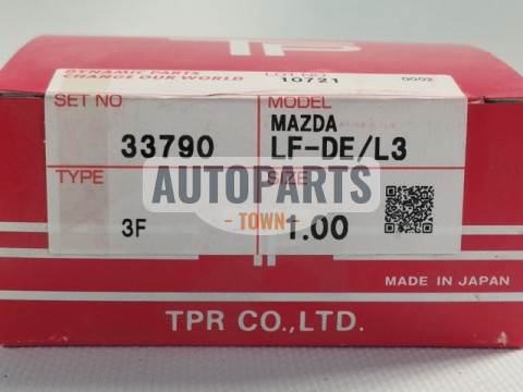 Кільця поршневі +1.00mm (к-кт на мотор) Mazda LF-DE,L3