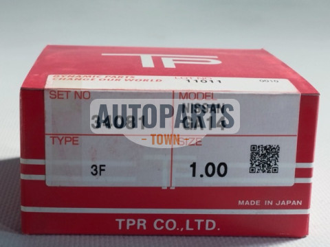 Кільця поршневі +1.00mm (к-кт на мотор) Nissan GA14,GA14S,GA15,GA15S