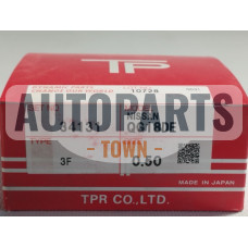 Кільця поршневі +0.50mm (к-кт на мотор) Nissan QG18DE