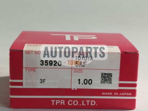 Кільця поршневі +1.00mm (к-кт на мотор) Toyota 5A-F