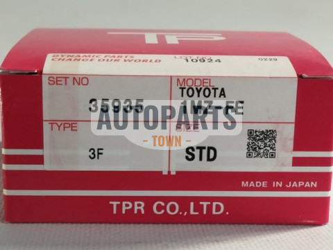 Кільця поршневі STD (к-кт на мотор) Toyota Avalon, Camry, Solara 1MZ,2MZ,1MZ-FE