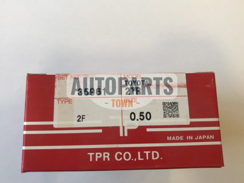 Кільця поршневі +0.50mm(к-кт на мотор) 2,7L Toyota Land Cruiser Prado 2TR,2TR-FE