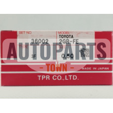 Кільця поршневі +0.50mm (к-кт на мотор) 3,5L Toyota Camry, RAV-4 2GR-FE,2GR-FSE