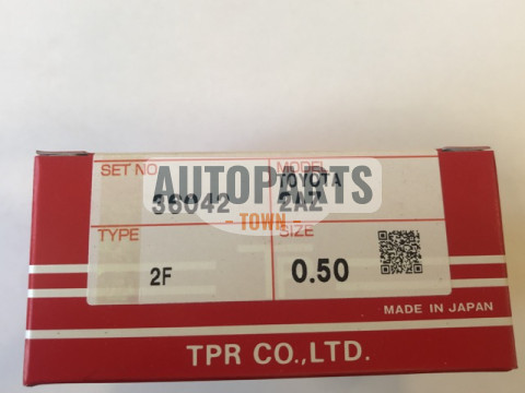 Кільця поршневі +0.50мм (к-кт на мотор) Toyota 2AZ,2AZ-FE,2AZ-FSE
