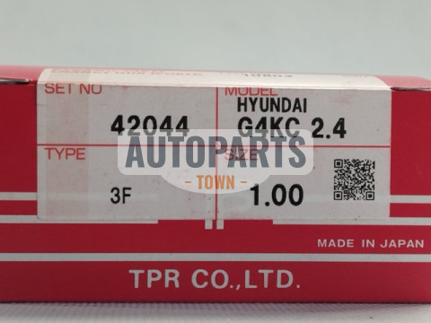 Кільця поршневі +1.00mm (к-кт на мотор) Hyundai G4KC THETA II 2.4