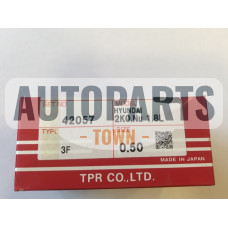 Кільця поршневі +0.50mm (к-кт на мотор) Hyundai 2K0,Nu 1.8L